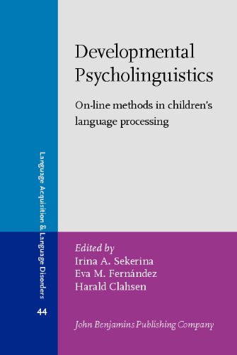 Developmental Psycholinguistics