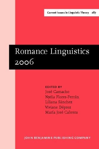 Romance Linguistics 2006