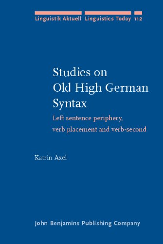 Studies on Old High German Syntax