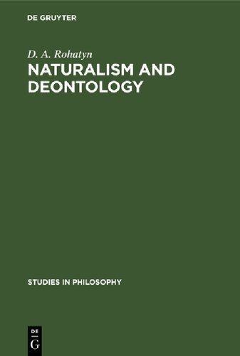 Naturalism and Deontology