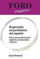El Gerundio No Perifr�stico del Espa�ol