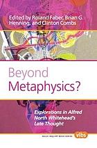 Beyond Metaphysics?