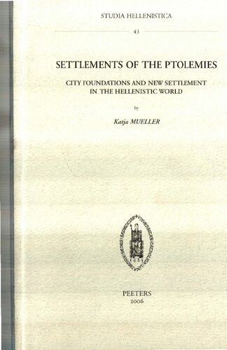 Settlements of the Ptolemies