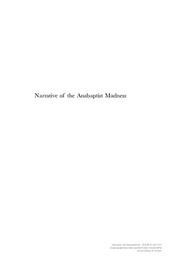 Narrative of the Anabaptist Madness (2 Vols)