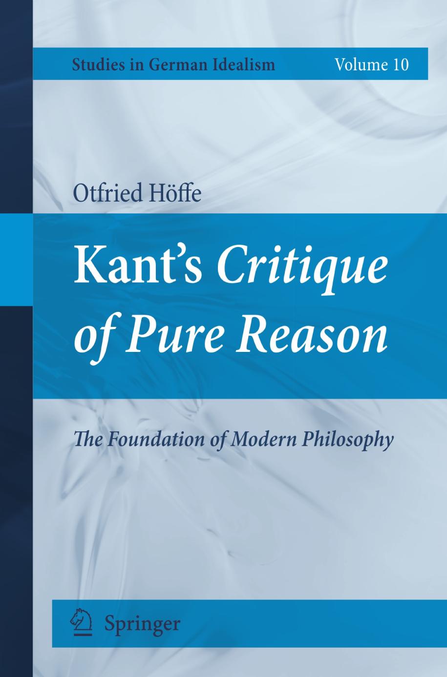 Kant's Critique of Pure Reason