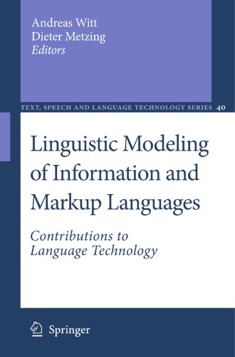 Linguistic Modeling of Information and Markup Languages