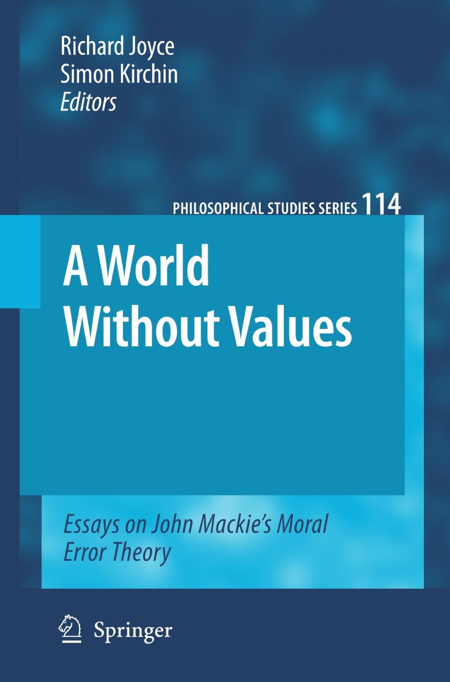 A World Without Values