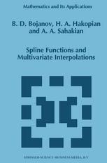 Spline Functions and Multivariate Interpolations