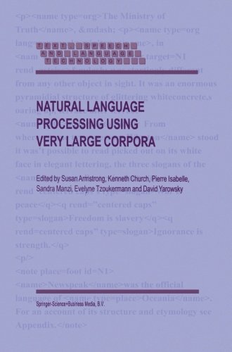 Natural Language Processing Using Very Large Corpora