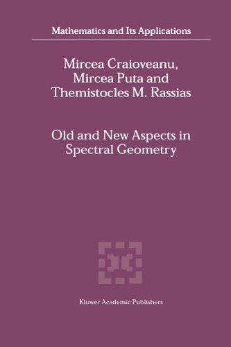 Old and New Aspects in Spectral Geometry