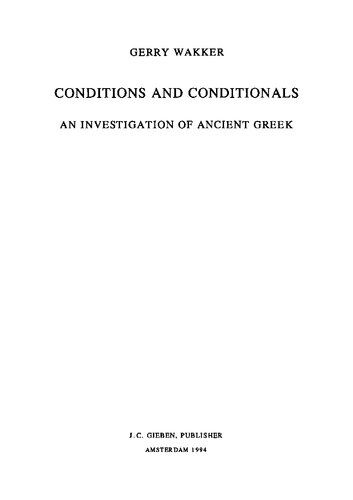 Conditions And Conditionals