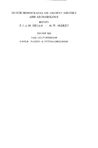 Power, Paideia &amp;Amp; Pythagoreanism