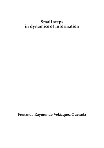 Small steps in dynamics of information