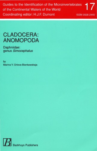 Cladocera: anomopoda : Daphniidae: genus Simocephalus