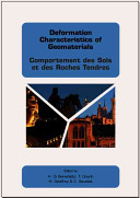 Deformation Characteristics Geomechan