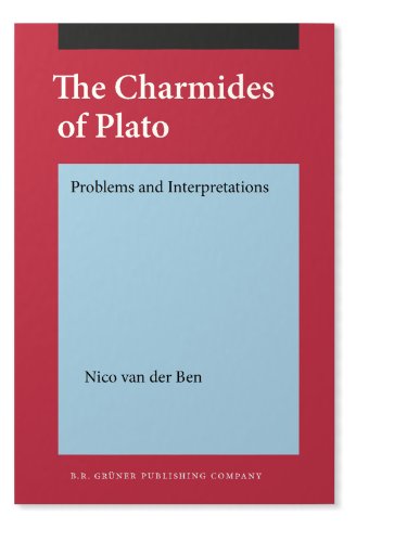 Charmides Of Plato Problems And Interpretations