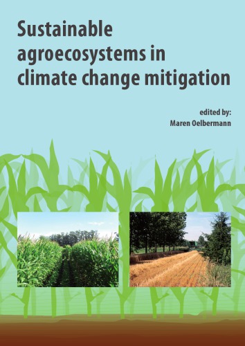 Sustainable agroecosystems in climate change mitigation