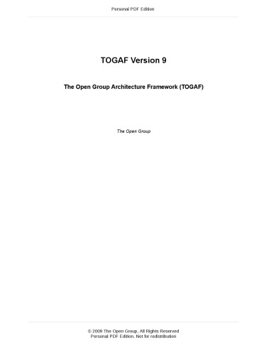 TOGAF Version 9