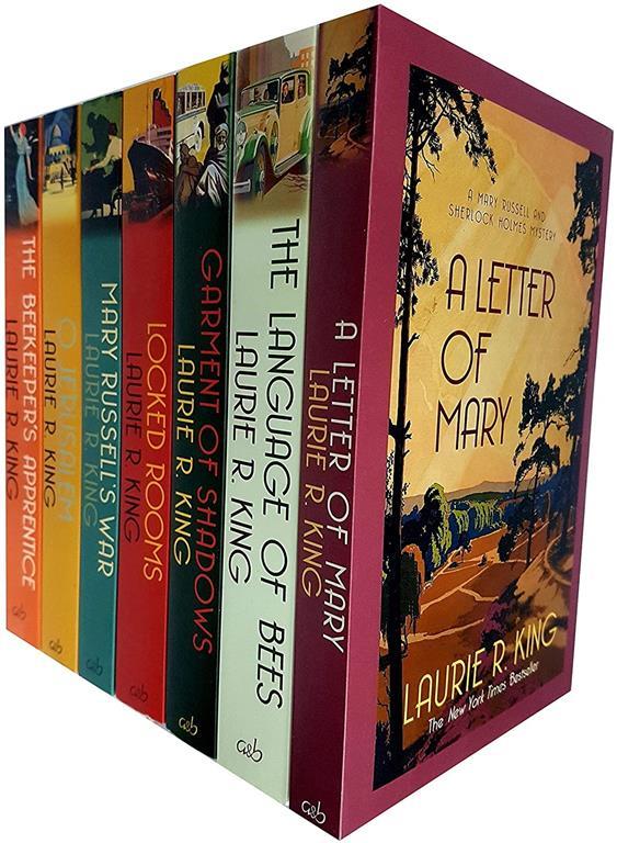 Laurie R. King A Mary Russell and Sherlock Holmes Mysteries Series Collection Set 7 Books