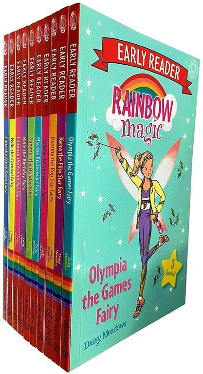 Rainbow Magic Early Reader Collection 10 Books Box Set by Daisy Meadows