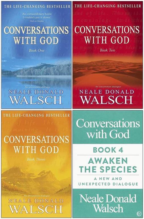 Conversations with God Neale Donald Walsch 4 Books Collection Set - Awaken the Species