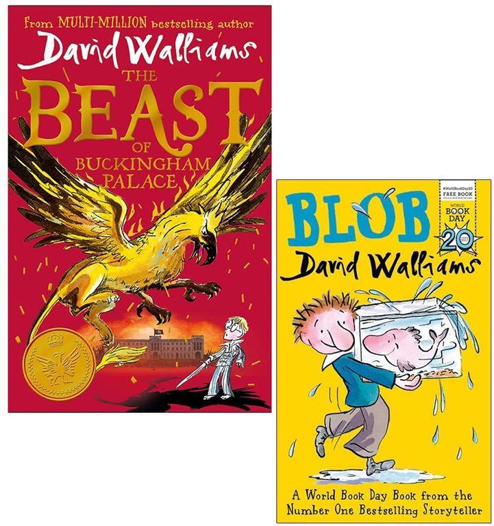 David Walliams Collection 2 Books Set (The Beast of Buckingham Palace, Blob)