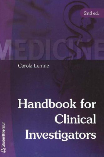 Handbook for clinical investigators