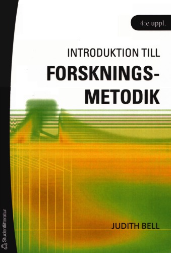 Introduktion till forskningsmetodik