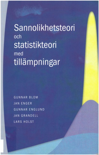 Sannolikhetsteori och statistikteori med tillämpningar