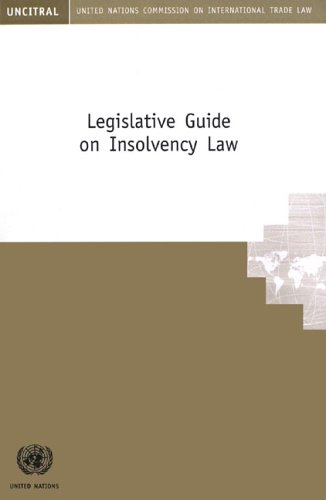 Legislative guide on insolvency law.