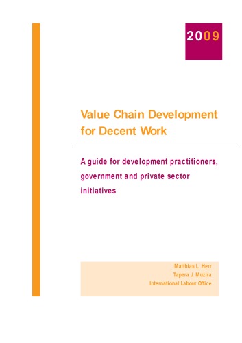 Value Chain Development for Decent Work