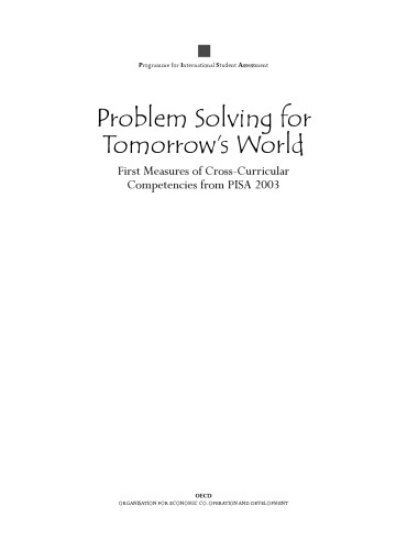 Problem Solving for Tomorrow's World