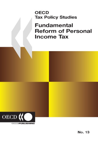 Oecd Tax Policy Studies Fundamental Reform Of Personal Income Tax