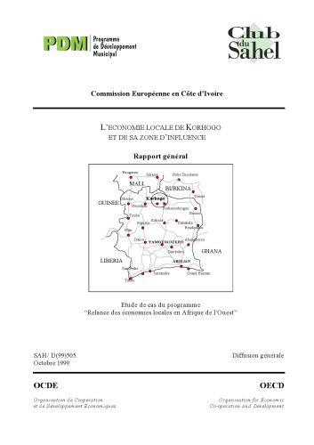 L'économie locale de Korhogo et de sa zone d'influence