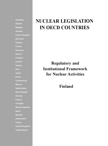 Nuclear Legislation in OECD Countries: Finland