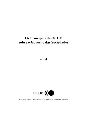 Os Princípios da OCDE sobre o Governo das Sociedades 2004 00