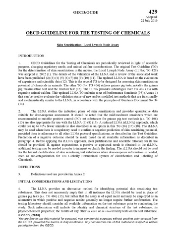 429. Skin sensitization : local lymph node assay