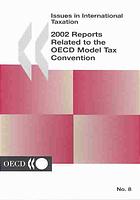 2002 reports related to the OECD model tax convention