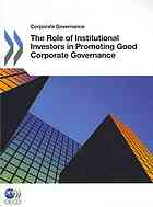 Role of Institutional Investors in Promoting Good Corporate Governance