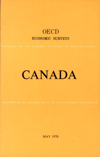 OECD Economic Surveys : Canada 1970