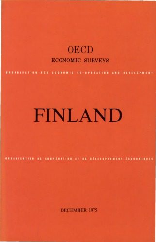 OECD ECONOMIC SURVEYS : finland 1975.