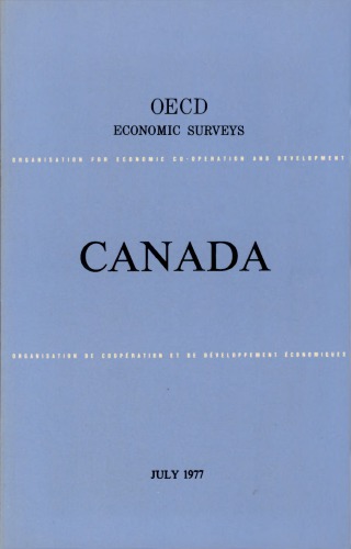 OECD economic surveys. Canada