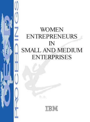 OECD Proceedings Women Entrepreneurs in Small and Medium Enterprises