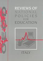 Reviews of National Policies for Education: Italy 1998