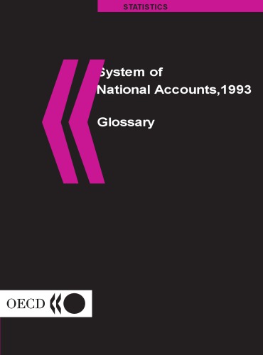 System of National Accounts, 1993 - Glossary