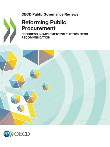 Reforming public procurement progress in implementing the 2015 OECD recommendation