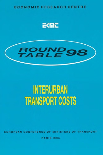 Interurban Transport Costs