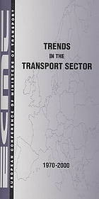 Trends in the transport sector, 1970-2000.