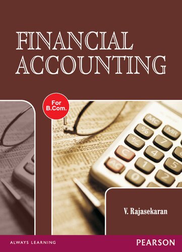 Financial Accounting : For the B.Com. Course of Uttar Pradesh Universities.