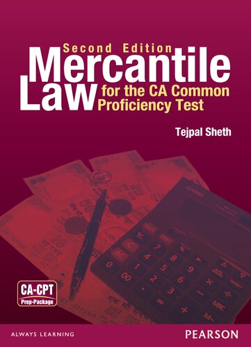 Mercantile Law for the CA-Common Proficiency Test (CPT).